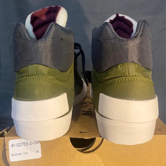 SOLD Nike NWT Drop Type LX Mid Legion Green Sneaker Size 8.5 Men/10 Women's - Picture 3 of 9